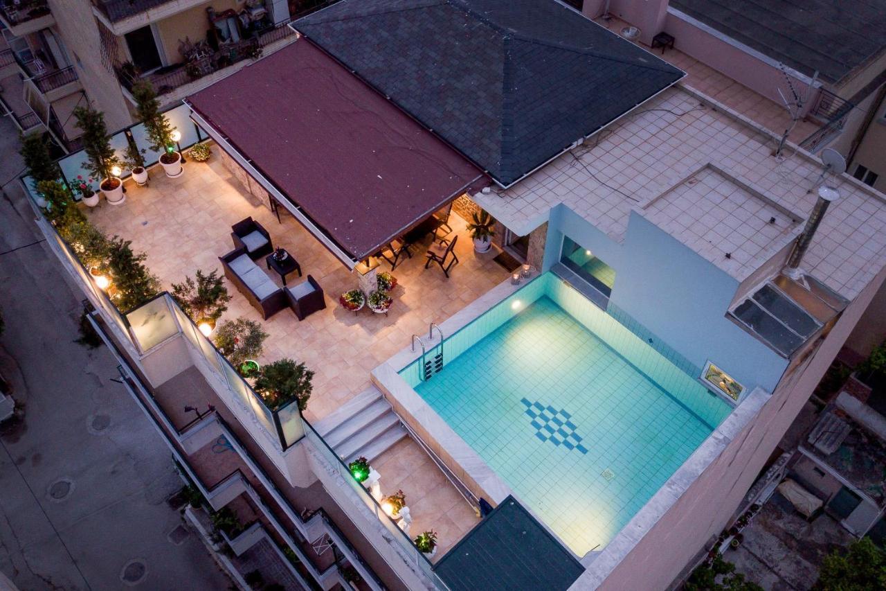 Ferienwohnung Luxury Penthouse With Private Pool Preveza Exterior foto